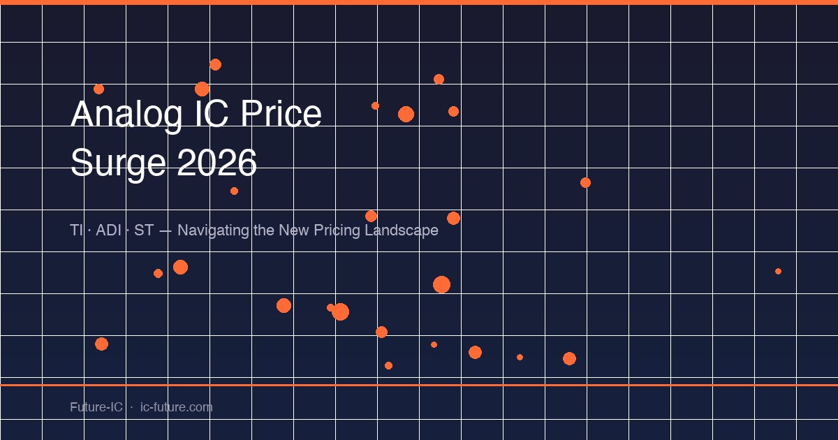 Analog IC Price Surge 2026: Navigating TI, ADI & ST Price Hikes